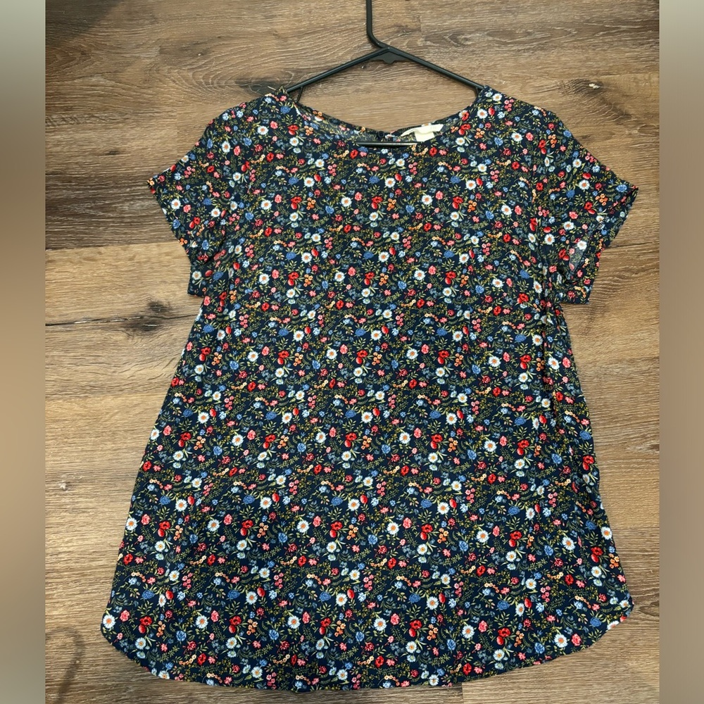 H&M Floral Maternity Top Size M